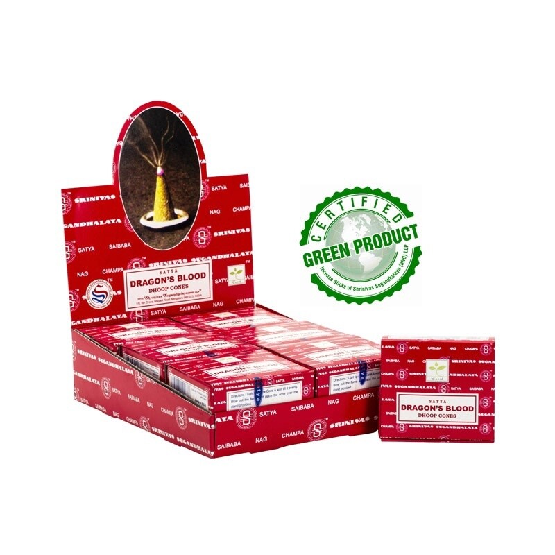 Satya Dragon&#39;s Blood Dhoop Cones
