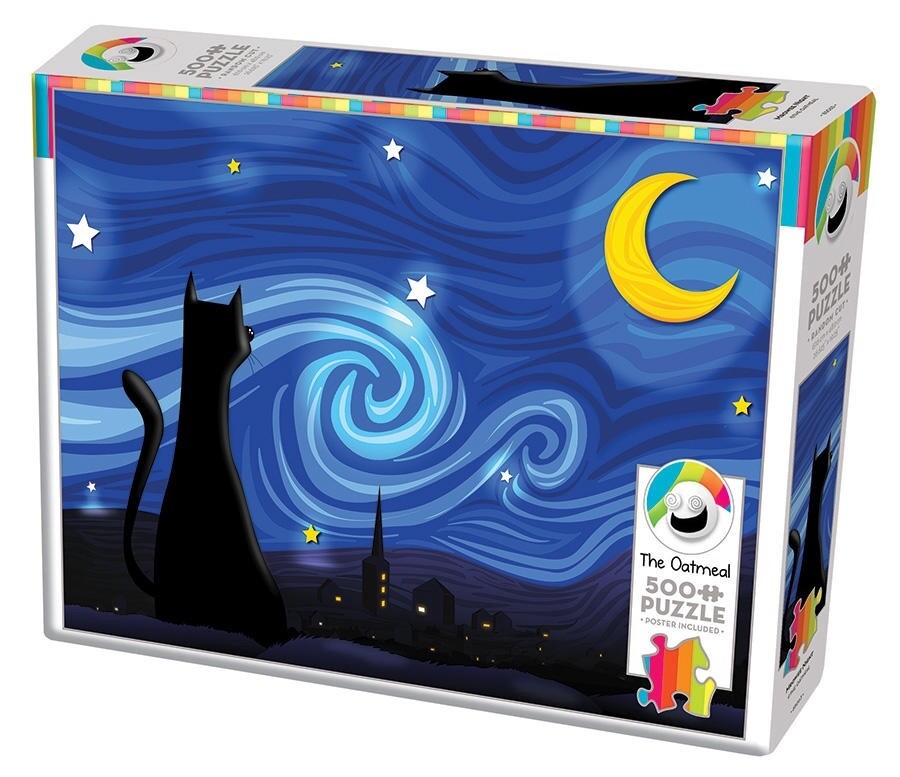 Mrowwy Night 500pc Puzzle