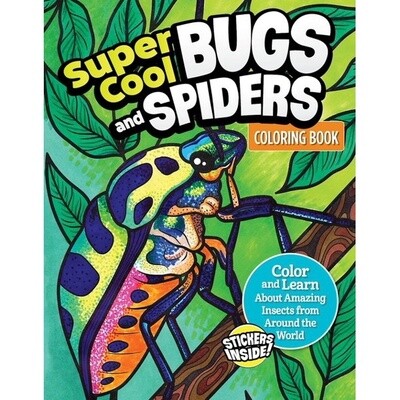 Super Cool Bugs and Spiders Colouring Book by Matthew Clark
