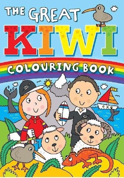 The Great Kiwi Colouring Book, Format: Paperback