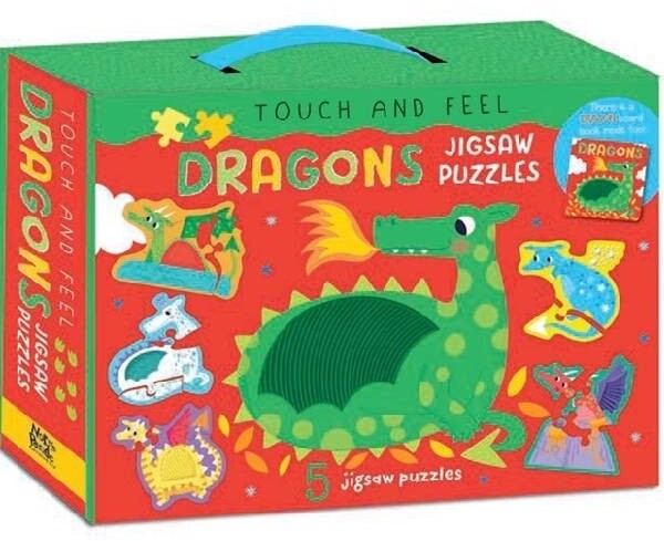 Touch &amp; Feel Dragons Jigsaw Box Set