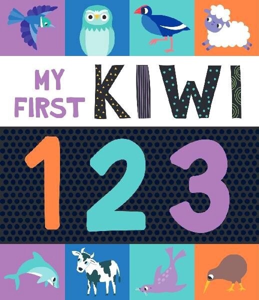 My First Kiwi 123 Board Book, Format: Board