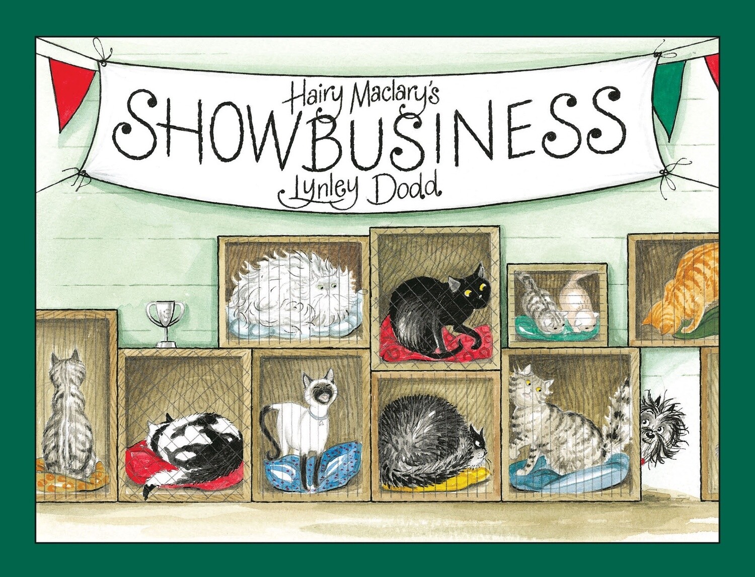 Hairy Maclary&#39;s Showbusiness Board Book by Lynley Dodd