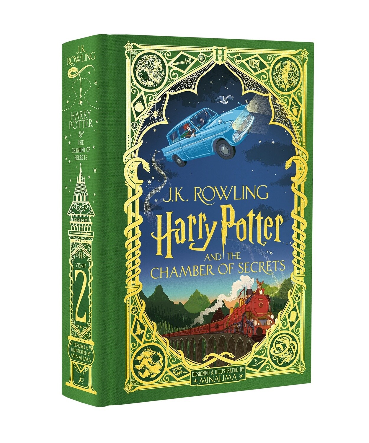 Harry Potter and the Chamber of Secrets - MinaLima Edition by JK Rowling, Format: Hardback