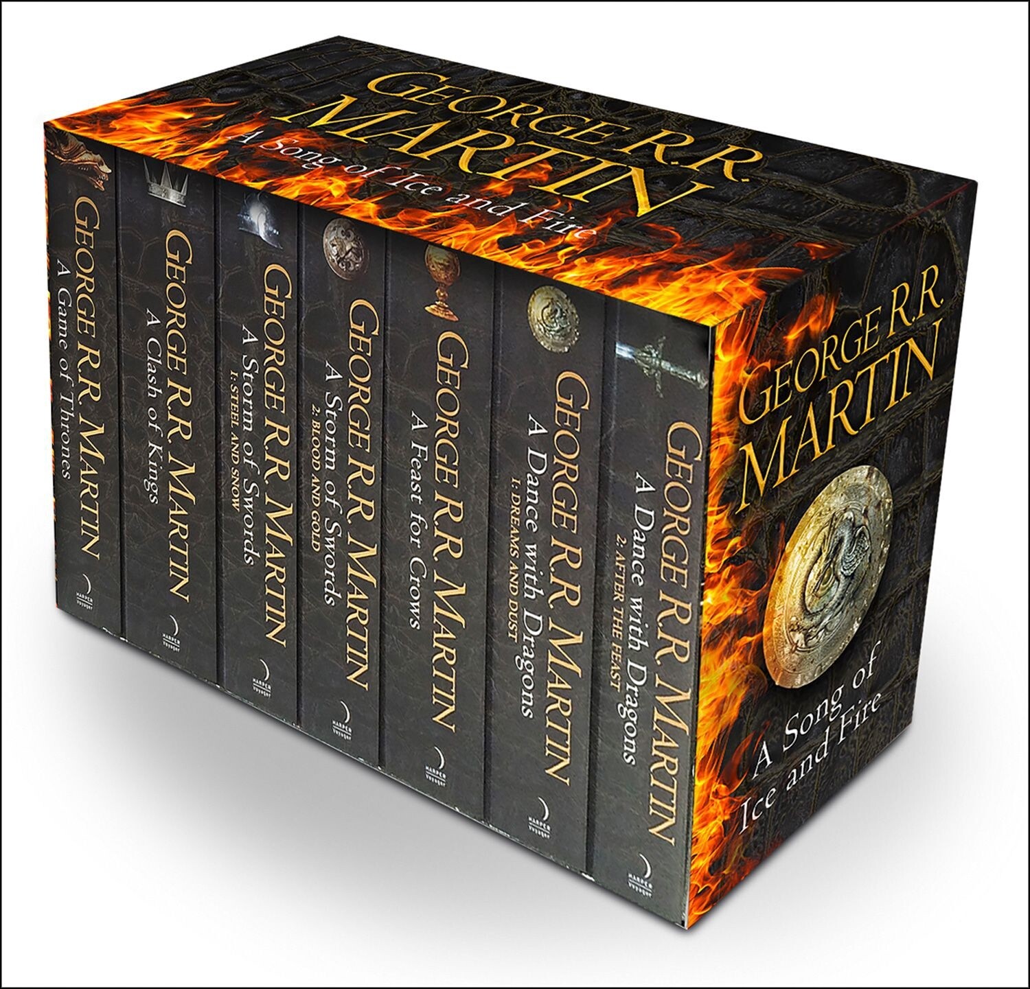 A Song of Ice and Fire Box Set by George RR Martin (A Game of Thrones) - 7 books)