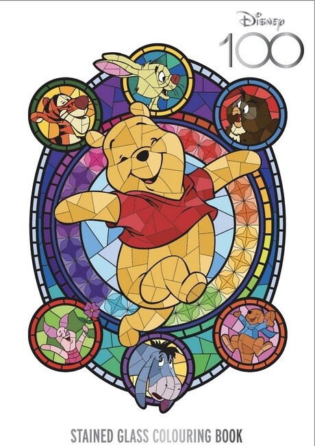 Disney 100: Stained Glass Adult Colouring Book