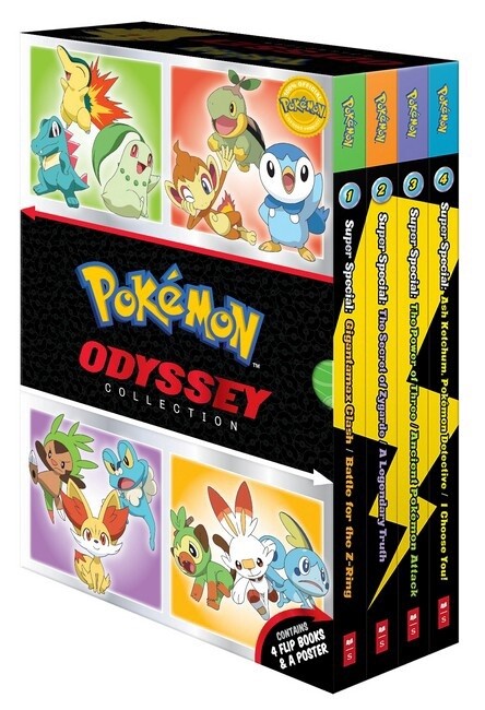 Pokémon Odyssey 4-Book Collection (Super Special Flip Books)
