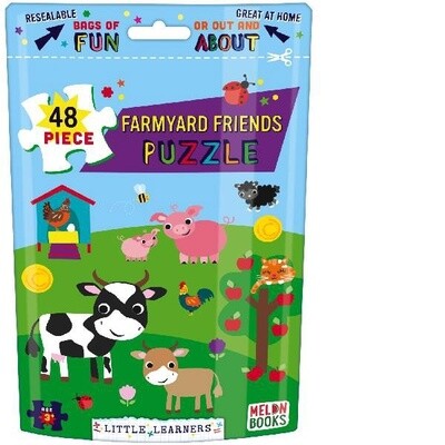 Farmyard Friends Puzzle Pouch - 48pc