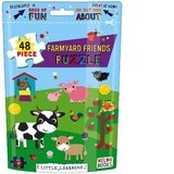 Farmyard Friends Puzzle Pouch - 48pc