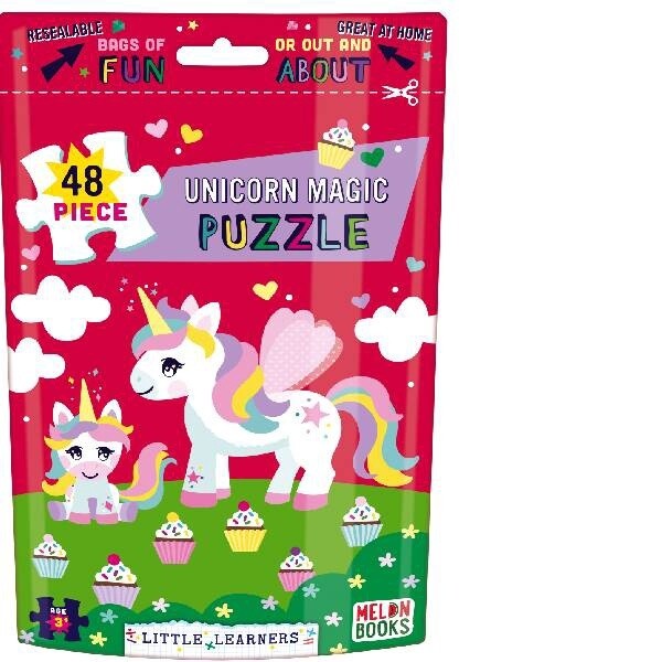 Unicorn Magic Puzzle Pouch - 48pc