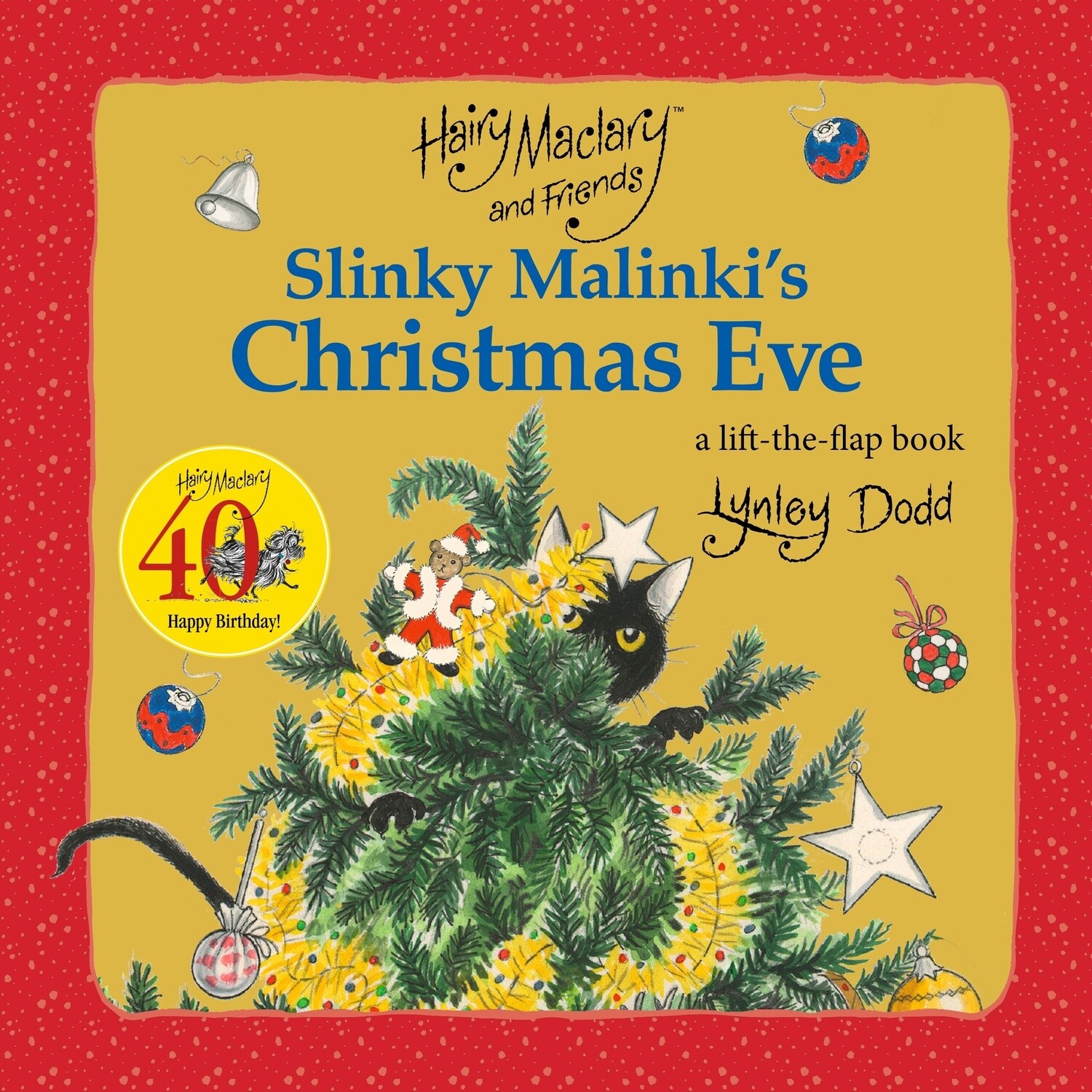 Slinky Malinki&#39;s Christmas Eve: A Lift the Flap Book by Lynley Dodd