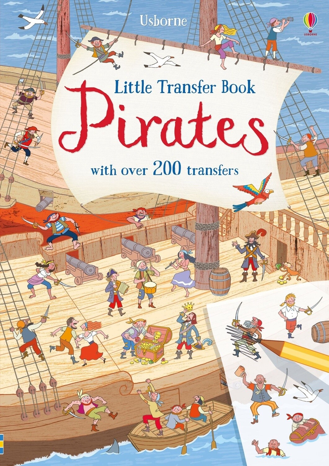 Usborne Little Transfer Book Pirates