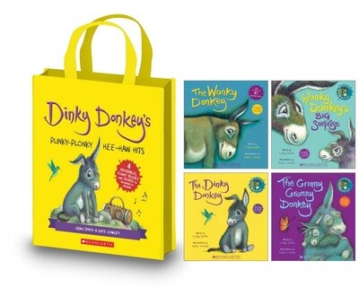 Dinky Donkey&#39;s Plinky-Plonky Hee-Haw Hits (Gift Bag of Books) by Craig Smith