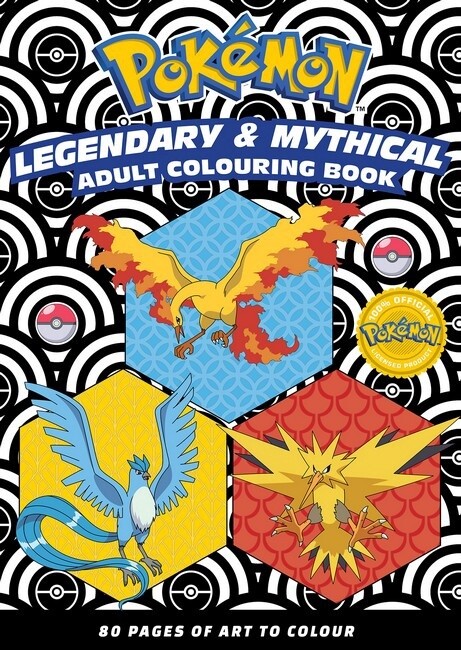 Pokémon: Legendary &amp; Mythical Adult Colouring Book