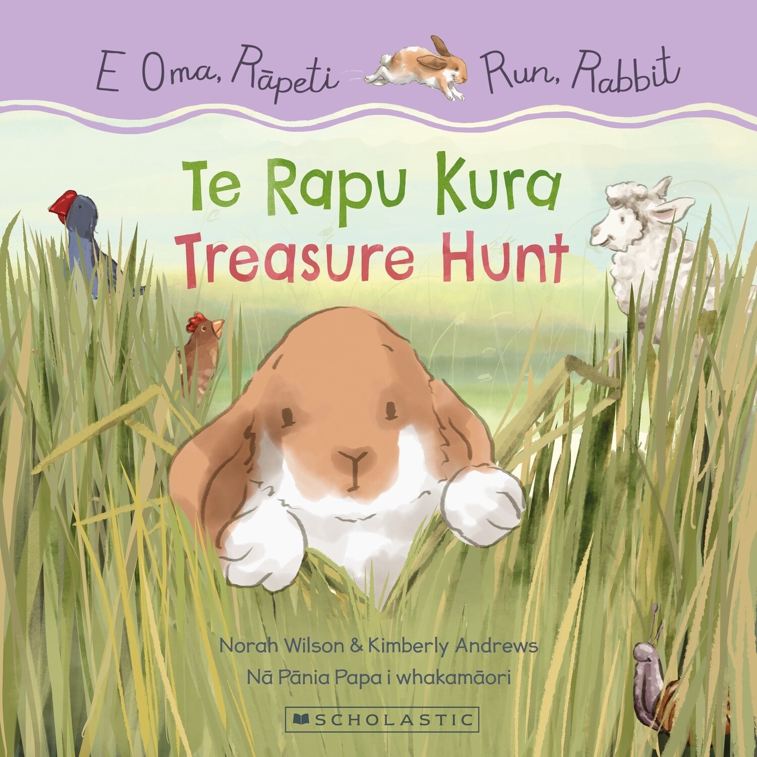 Run, Rabbit: Treasure Hunt / E Oma, Rapeti: Te Rapu Kura (Bilingual Edition) by Norah Wilson