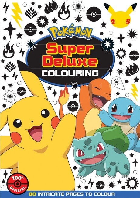 Pokémon: Super Deluxe Adult Colouring