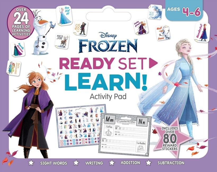 Frozen: Ready Set Learn! Activity Pad (Disney: Ages 4-6 Years)