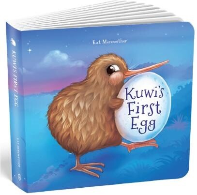 Kuwi&#39;s First Egg Board Book by Kat Quin
