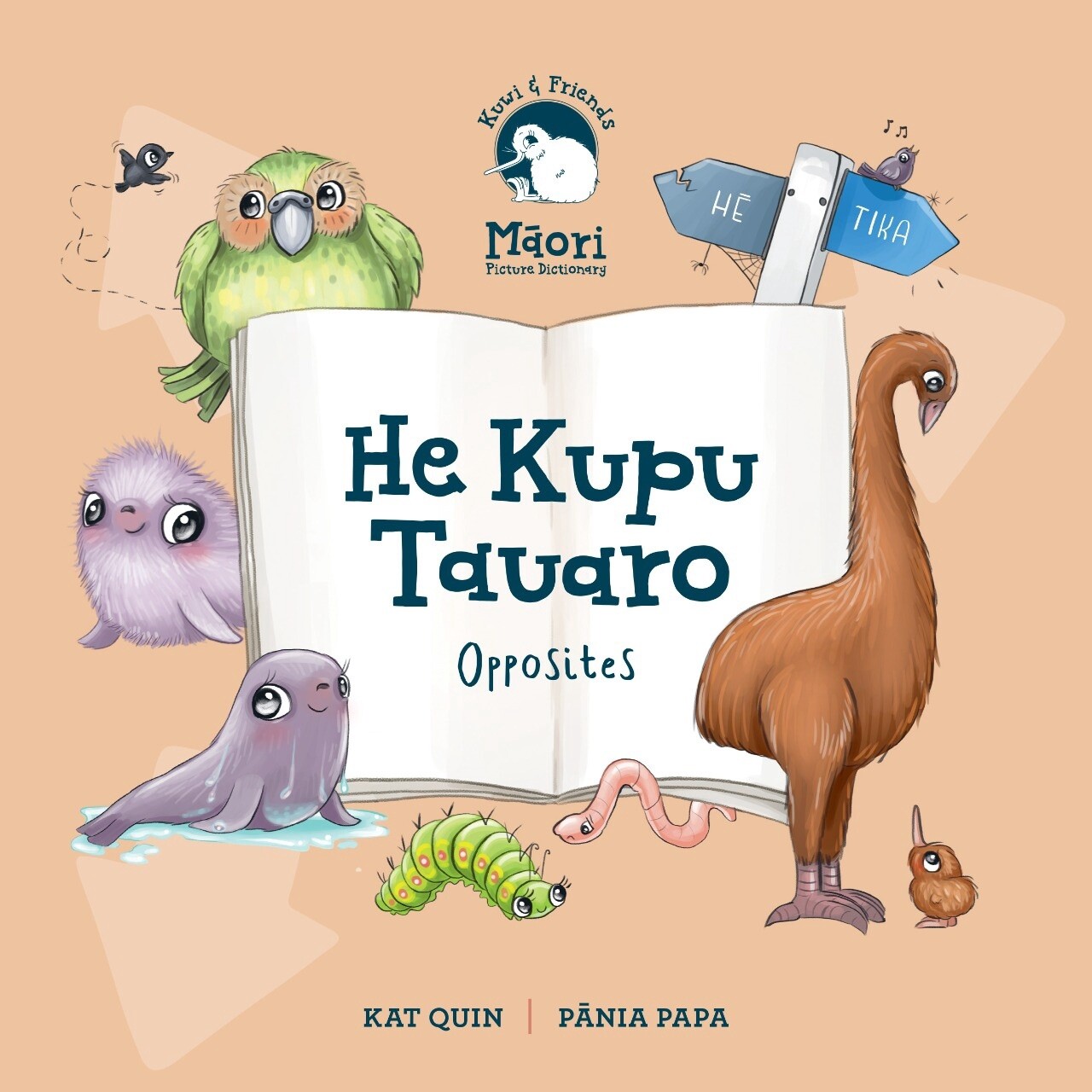 Kuwi &amp; Friends He Whangote : Mammals by Kat Quin and Pania Papa