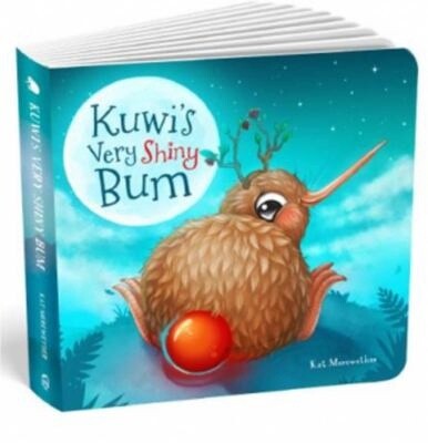 Kuwi&#39;s Very Shiny Bum Board Book by Kat Quin
