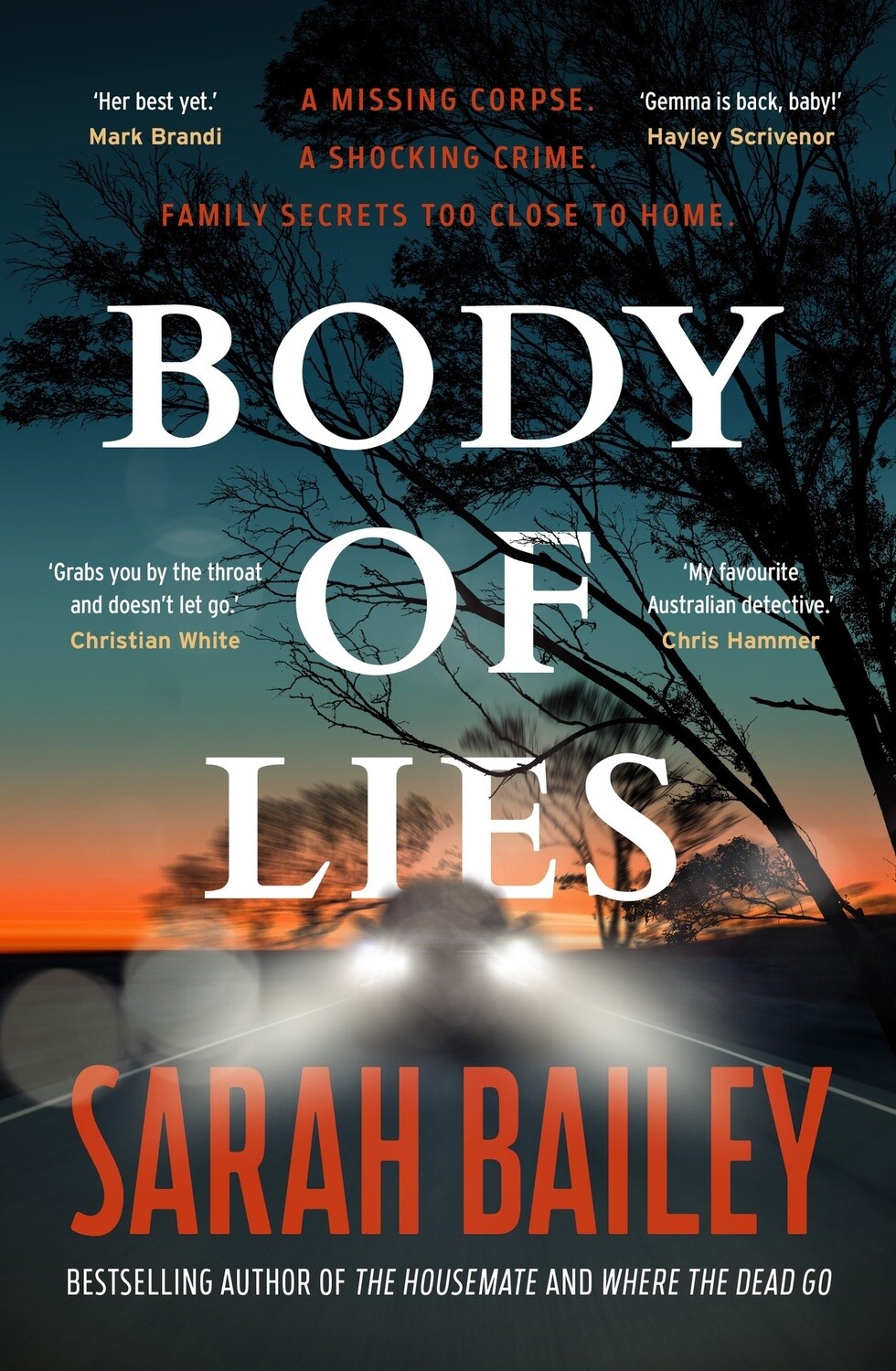 Body of Lies by Sarah Bailey