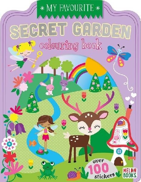 My Favourite Secret Garden Colouring