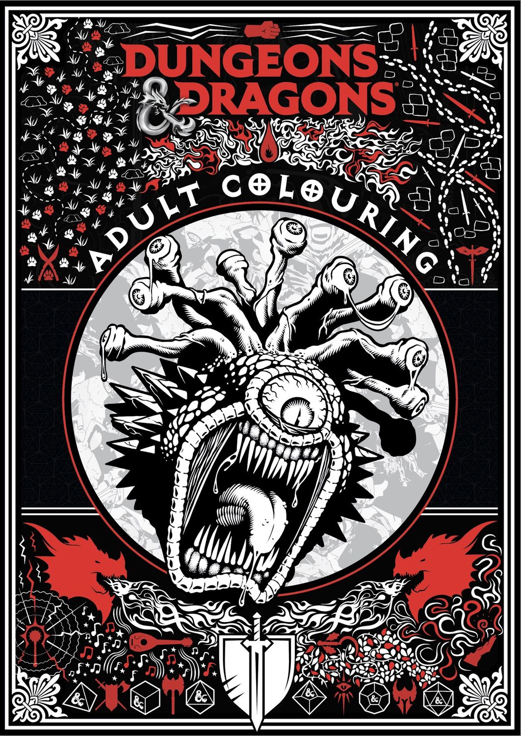 Dungeons &amp; Dragons Adult Colouring Book