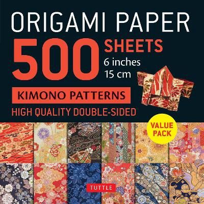 Origami Paper Kimono Flowers 500 Sheets