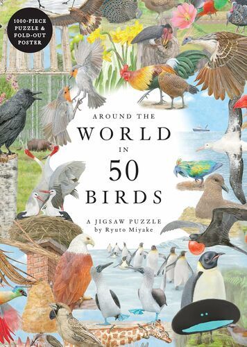 Around the World in 50 Birds 1000pc Jigsaw Puzzle