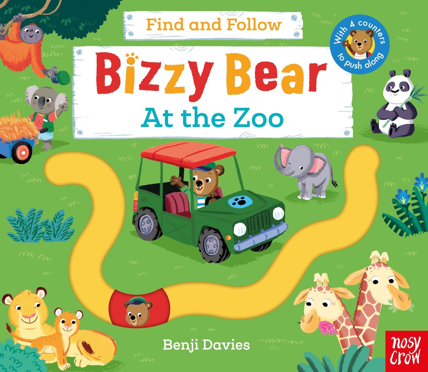 At the Zoo: Find and Follow (Bizzy Bear)