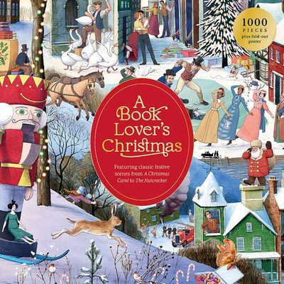 A Book Lover&#39;s Christmas Puzzle 1000pc