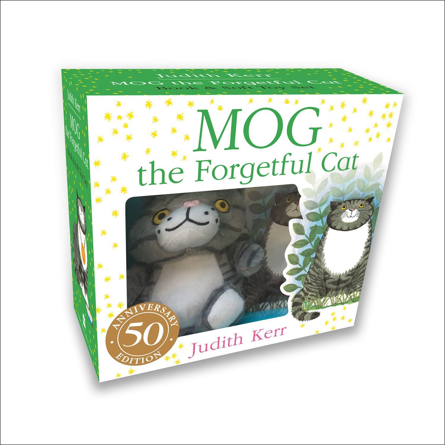 Mog the Forgetful Cat by Judith Kerr (Plush box)