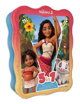 Moana 2: 5 In 1 Tin (Disney)