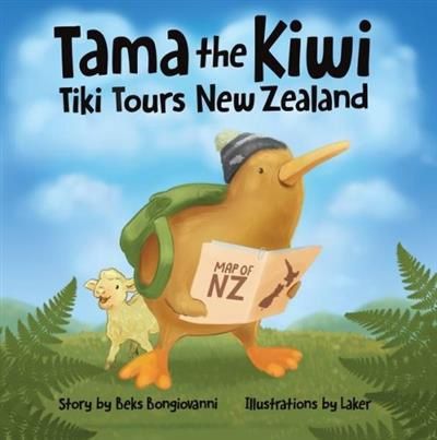 Tama the Kiwi Tiki Tours New Zealand by Beks Bongiovanni and Laker Voxx