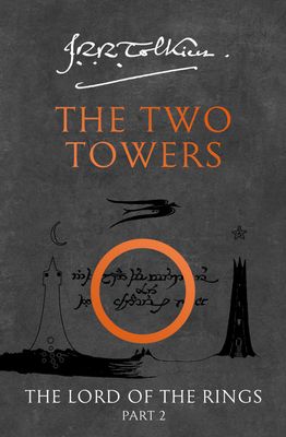 The Two Towers by J R R Tolkien (Black Cover)