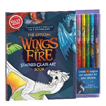 Wings of Fire Stainded Glass Art Book