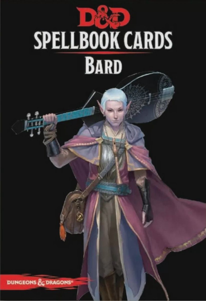 D&amp;D Spellbook Cards -  Bard 2017ed