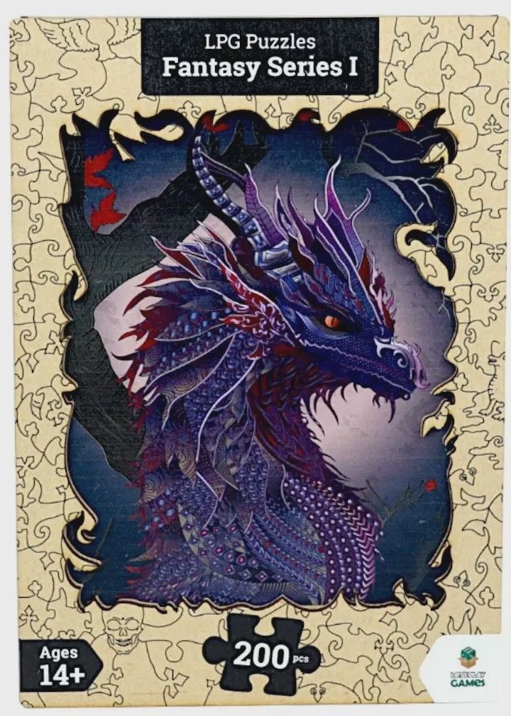 Let&#39;s Play Games Wooden Puzzles, Design: Dragon