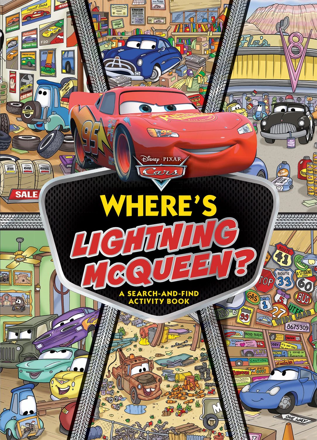 Where&#39;s Lightning McQueen?: A Search-and-Find Activity Book (Disney Pixar: Cars)