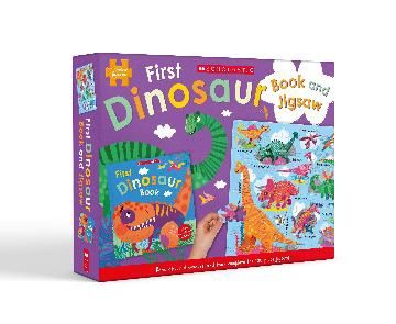First Dinosaur Book and Jigsaw 100pc