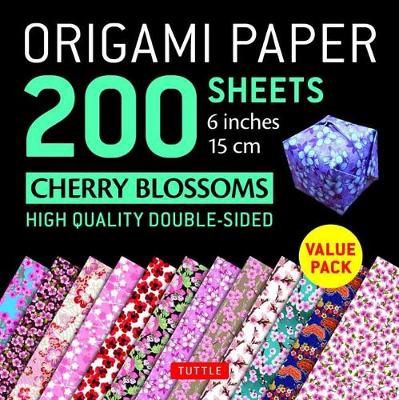 Origami Paper Cherry Blossoms 200 Sheets 15cm