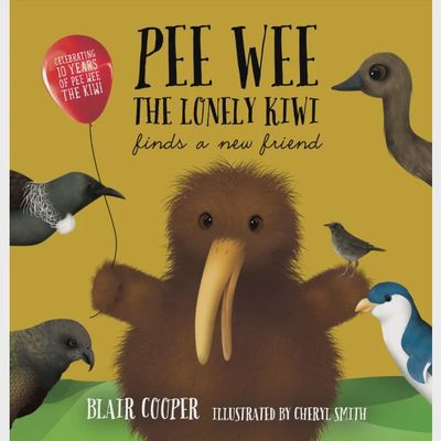 Pee Wee the Kiwi Finds a New Friend - Celebrating 10 Years