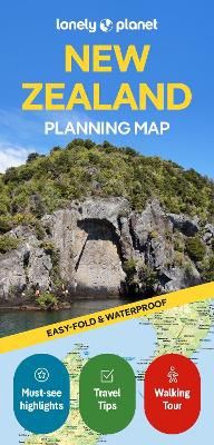 Lonely Planet New Zealand Planning Map 2