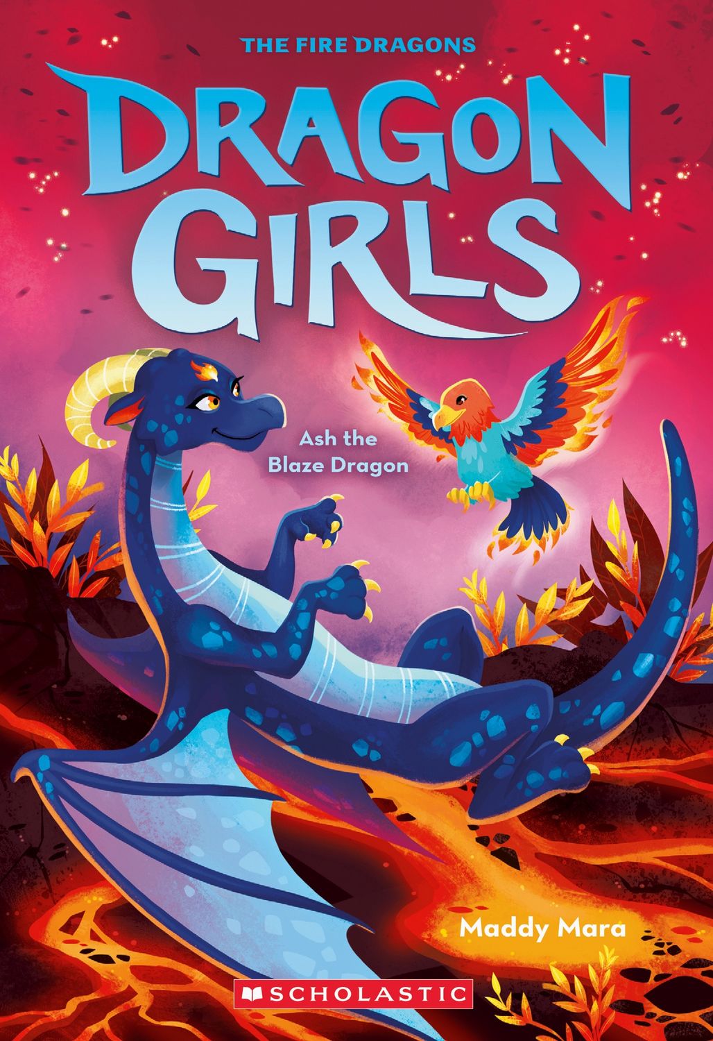 Ash The Blaze Dragon (Dragon Girls #17) by Maddy Mara