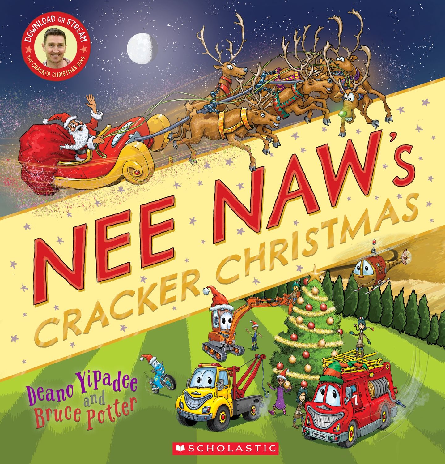Nee Naw&#39;s Cracker Christmas by Deano Yipadee and Bruce Potter