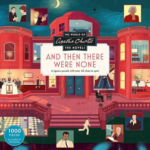 The World of Agatha Christie and Then There Were None 1000pc Jigsaw Puzzle