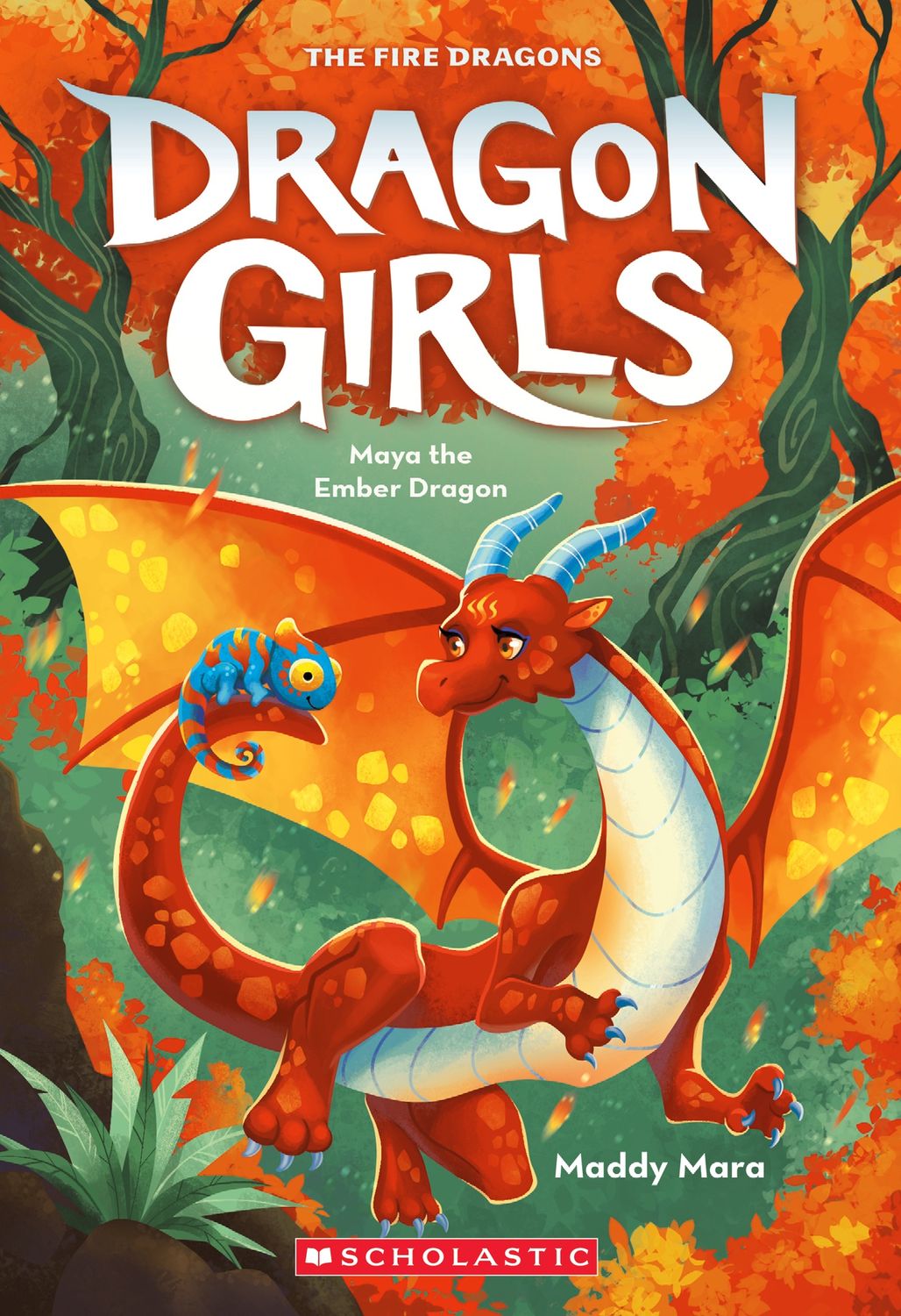 Maya the Ember Dragon (Dragon Girls #18) by Maddy Mara