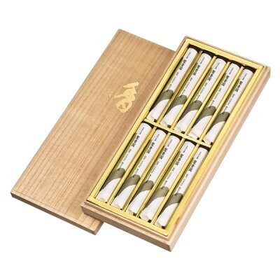 Shukokoku Short Length Small Pieces 10 Pieces in a Paulownia Wood Box