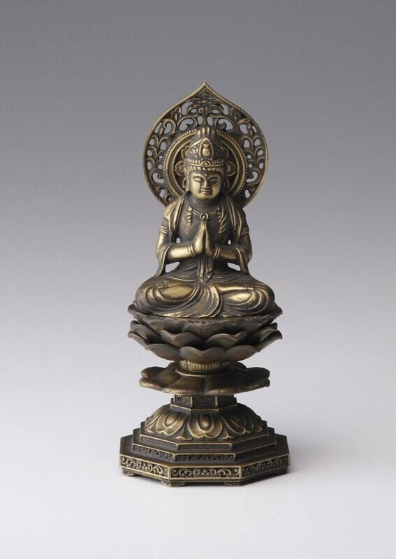 Seishi Bosatsu (勢至菩薩) 15cm (Antique Gold Color Finish)