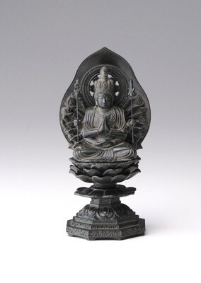Senju Kannon (千手観音) 15.5cm (Antique Bronze Color Finish)